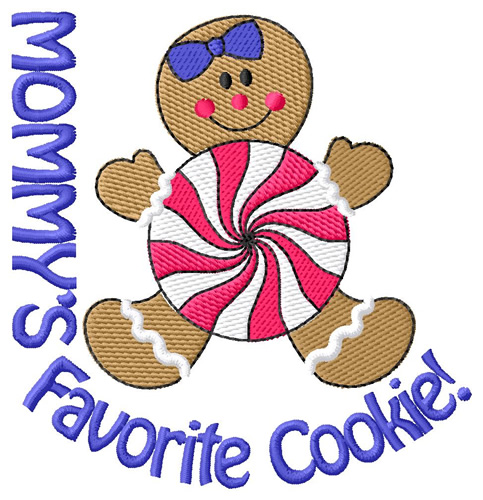 Mommys Cookie Machine Embroidery Design