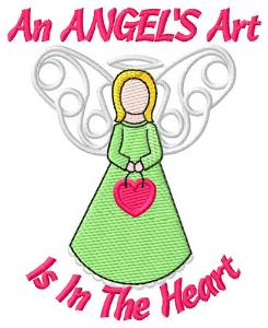 Picture of An Angels Art Machine Embroidery Design