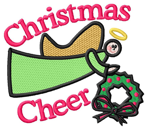 Christmas Cheer Machine Embroidery Design