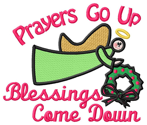 Prayers and Blessings Machine Embroidery Design