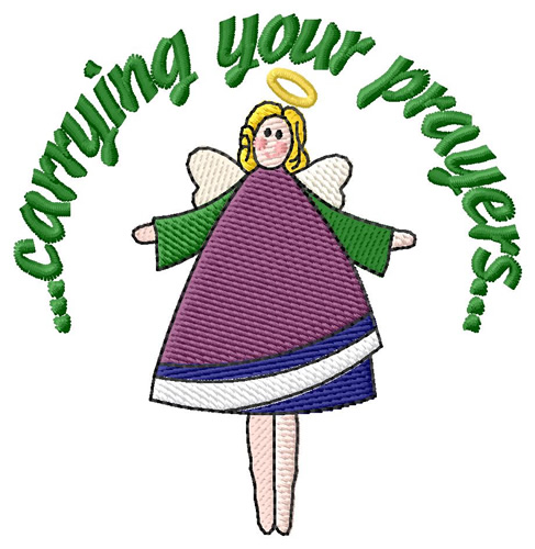 Carrying Your Prayers Machine Embroidery Design