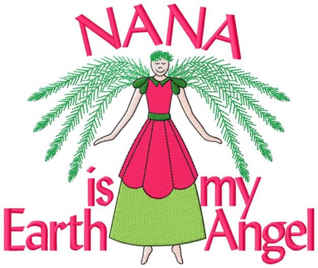 Picture of Nana Earth Angel Machine Embroidery Design