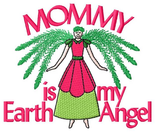 Picture of Mommy Earth Angel Machine Embroidery Design