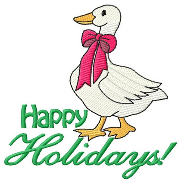 Picture of Happy Holidays! Machine Embroidery Design