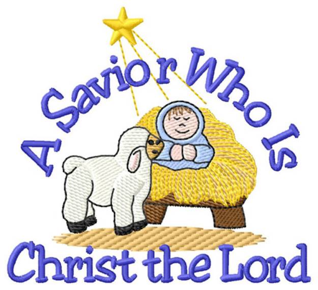 Picture of Savior Christ the Lord Machine Embroidery Design