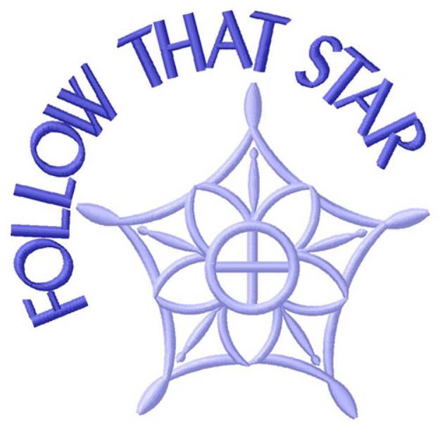 Picture of Follow That Star Machine Embroidery Design