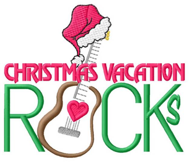 Picture of Christmas Rocks Machine Embroidery Design