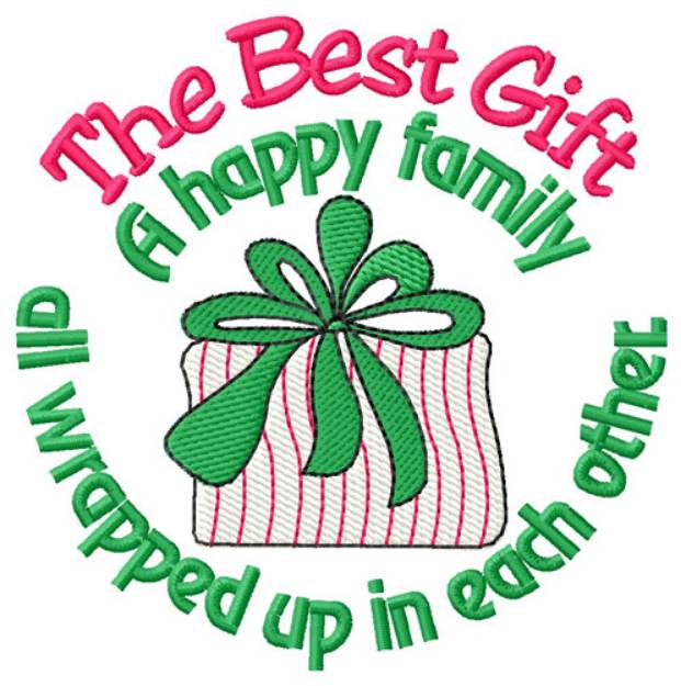 Picture of The Best Gift Machine Embroidery Design