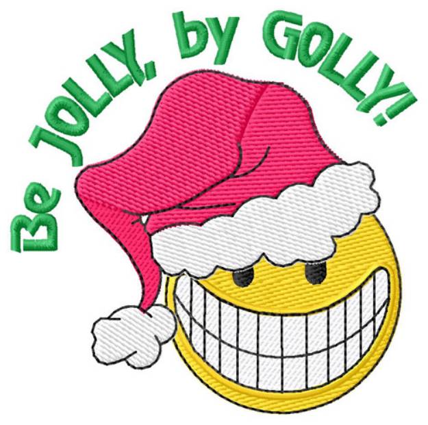 Picture of Be Jolly, By Golly Machine Embroidery Design