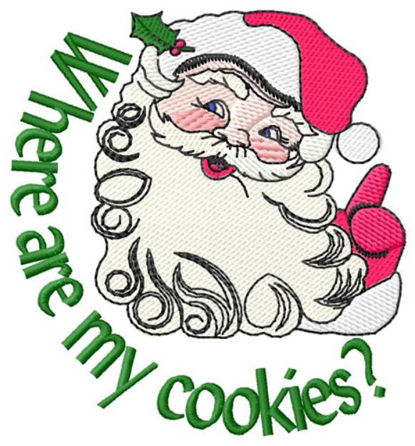 Picture of Where Are My Cookies? Machine Embroidery Design