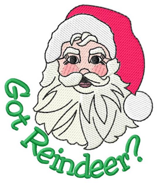 Picture of Got Reindeer? Machine Embroidery Design
