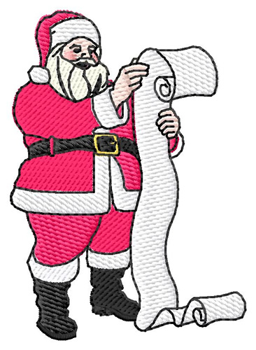 Santa Claus Machine Embroidery Design