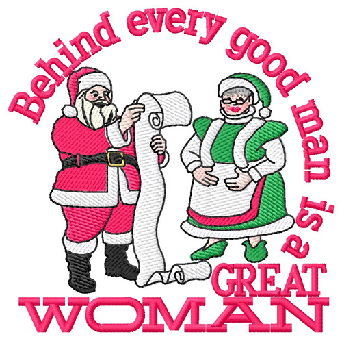 A Great Woman Machine Embroidery Design
