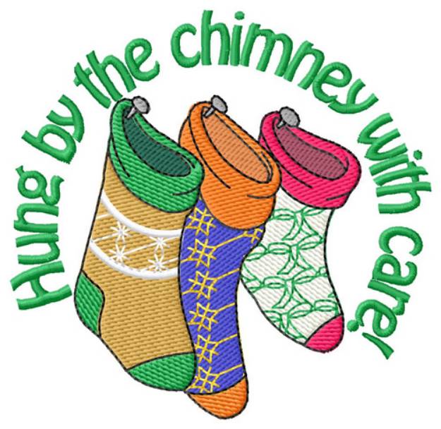 Picture of Hung By the Chimney Machine Embroidery Design