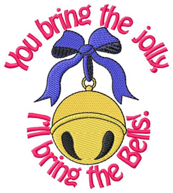 Picture of Ill Bring The Bells Machine Embroidery Design