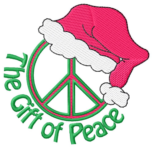 The Gift of Peace Machine Embroidery Design
