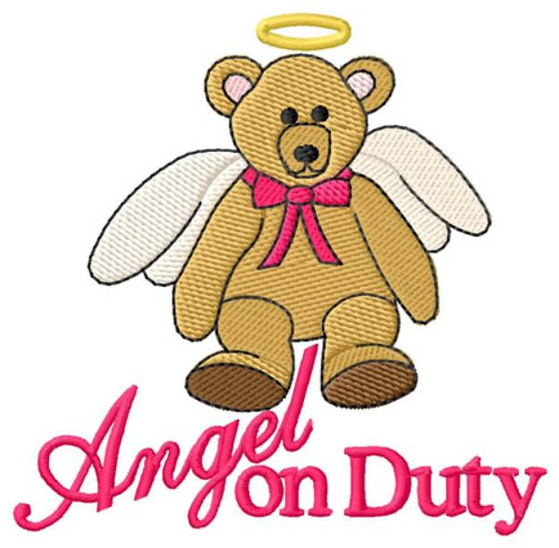 Picture of Angel On Duty Machine Embroidery Design