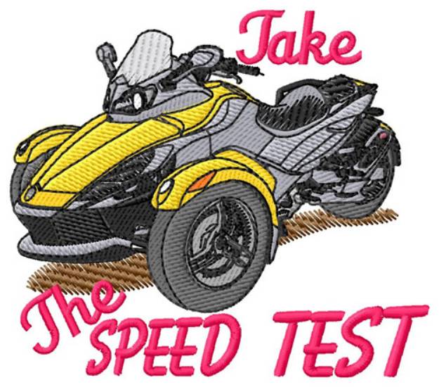 Picture of Speed Test Machine Embroidery Design