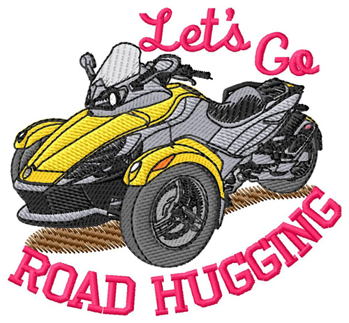 Road Hugging Machine Embroidery Design
