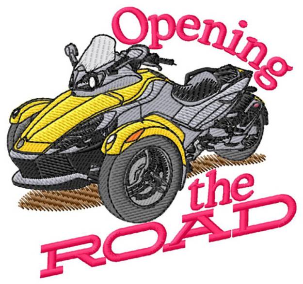 Picture of Opening The Road Machine Embroidery Design