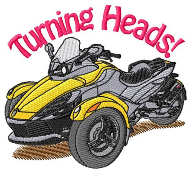 Picture of Turning Heads Machine Embroidery Design