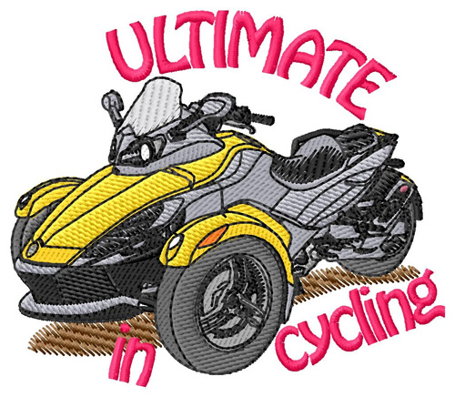 Ultimate In Cycling Machine Embroidery Design