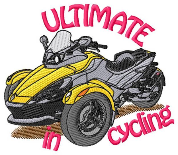 Picture of Ultimate In Cycling Machine Embroidery Design