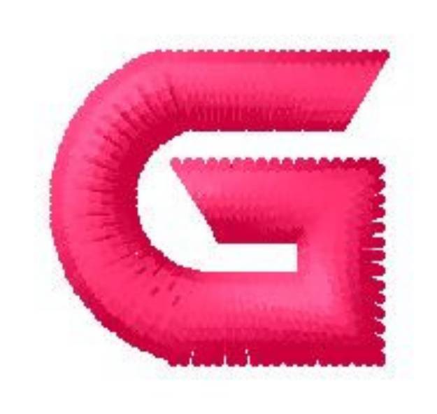 Picture of G Machine Embroidery Design
