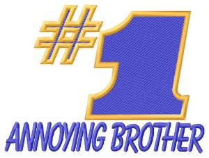 Picture of Annoying Brother Machine Embroidery Design