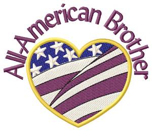 Picture of All American Brother Machine Embroidery Design
