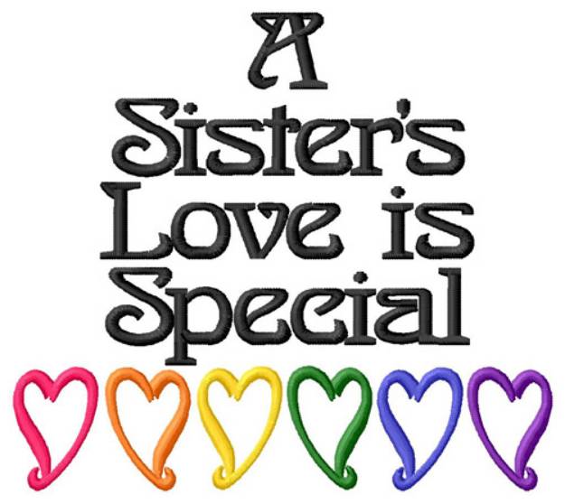 Picture of A Sisters Love Machine Embroidery Design