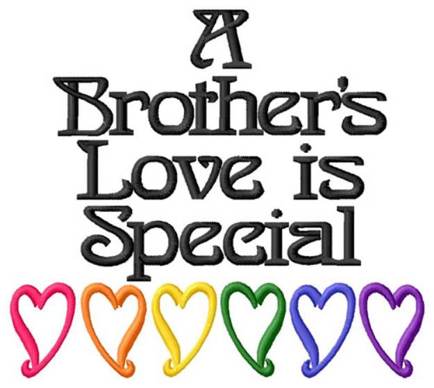 Picture of Brothers Love Machine Embroidery Design