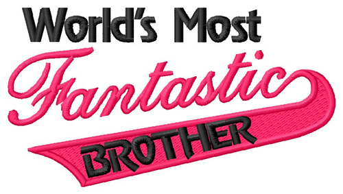 Fantastic Brother Machine Embroidery Design