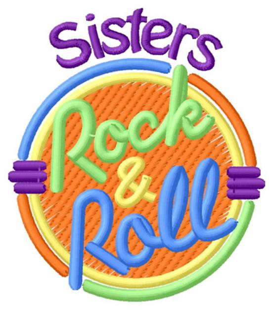 Picture of Sisters Machine Embroidery Design