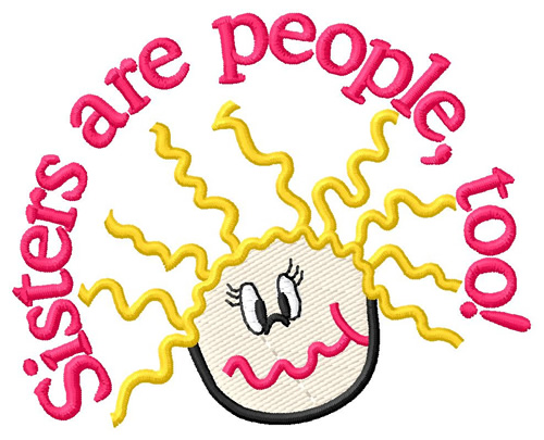People Too Machine Embroidery Design