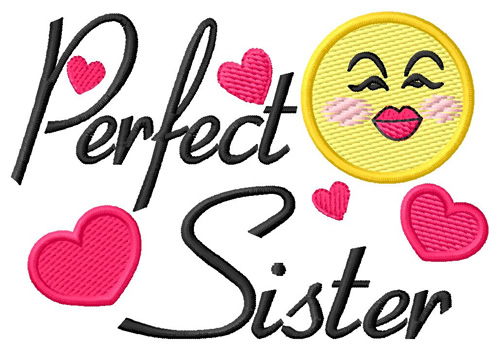 Perfect Sister Machine Embroidery Design