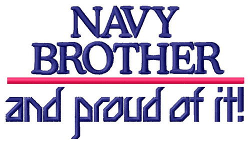 Navy Brother Machine Embroidery Design