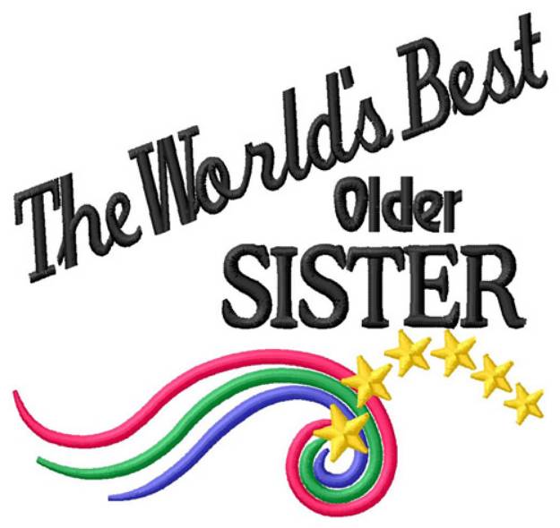 Picture of Older Sister Machine Embroidery Design