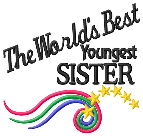 Youngest Sister Machine Embroidery Design