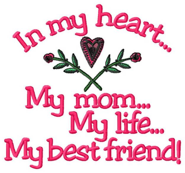 Picture of In My Heart Machine Embroidery Design