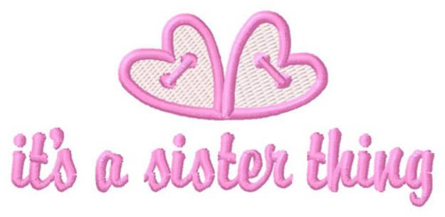 Picture of Sister Thing Machine Embroidery Design