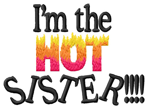 Hot Sister Machine Embroidery Design