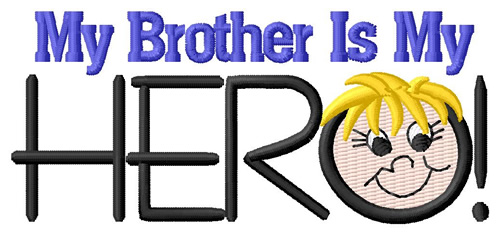 Hero Brother Machine Embroidery Design