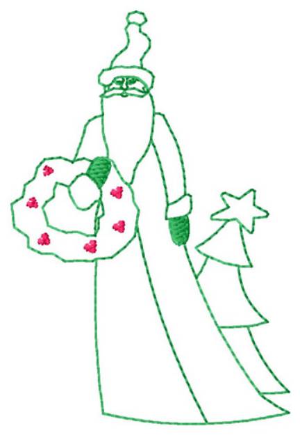 Picture of St. Nick Machine Embroidery Design