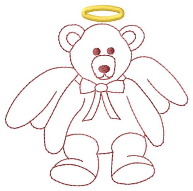 Picture of Angel Teddy Machine Embroidery Design