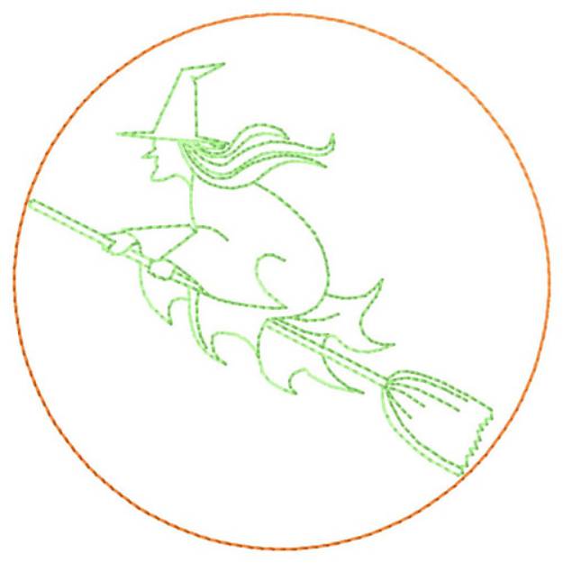 Picture of Witch Machine Embroidery Design