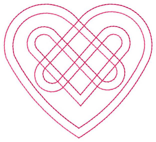 Picture of Celtic Heart Machine Embroidery Design