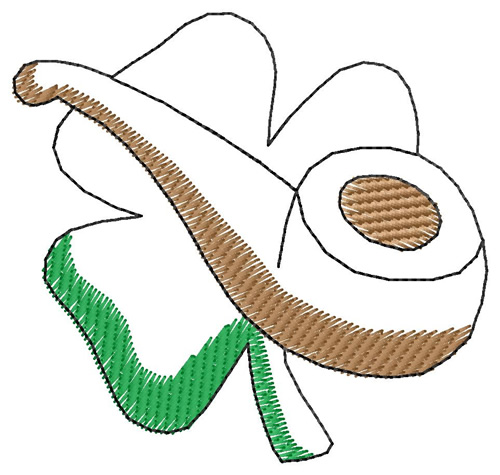 Clover And Pipe Machine Embroidery Design