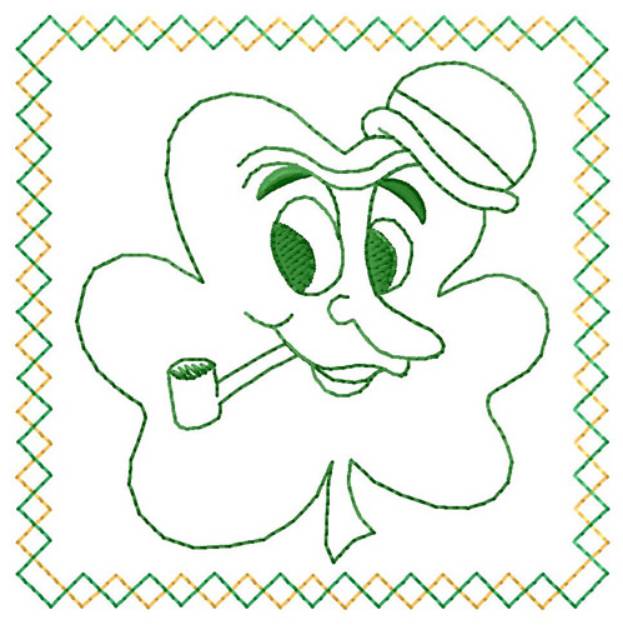 Picture of Clover Face Machine Embroidery Design