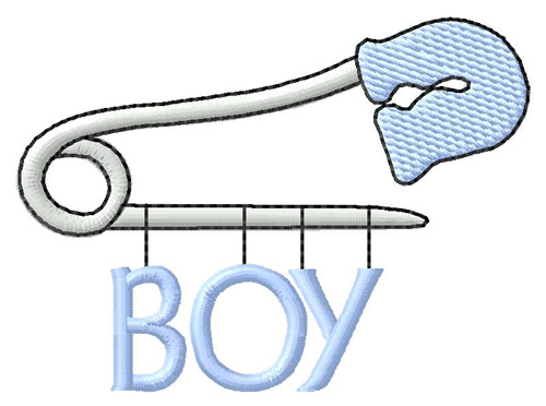 Boy Machine Embroidery Design